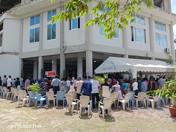 Parish volunteers serving at St. Thomas More